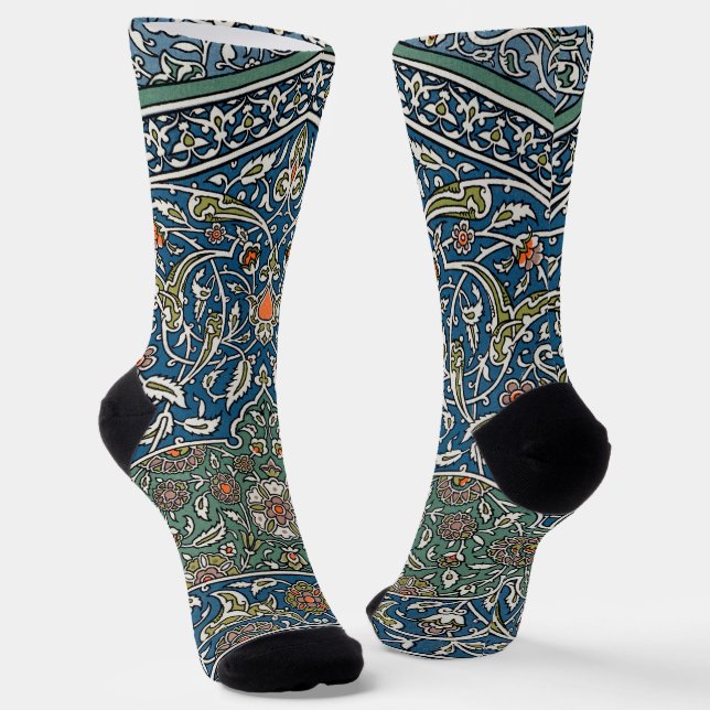 Vintages arabisches Muster Socken (Gewinkelt)