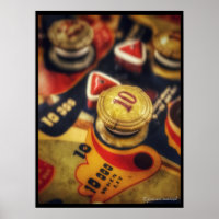 Vintages Arcade Game Poster drucken