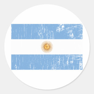 Vintages Argentinien Runder Aufkleber
