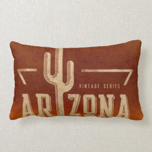 Vintages Arizona-Kakteen Lendenkissen