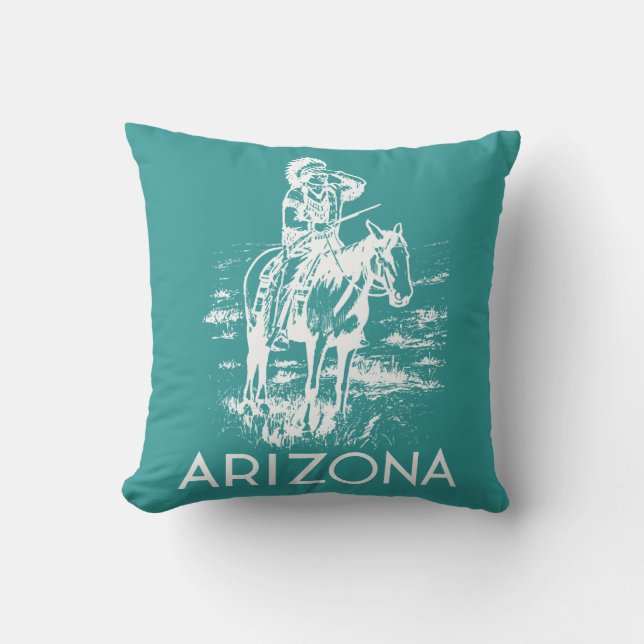 Vintages Arizona Kissen (Vorderseite)