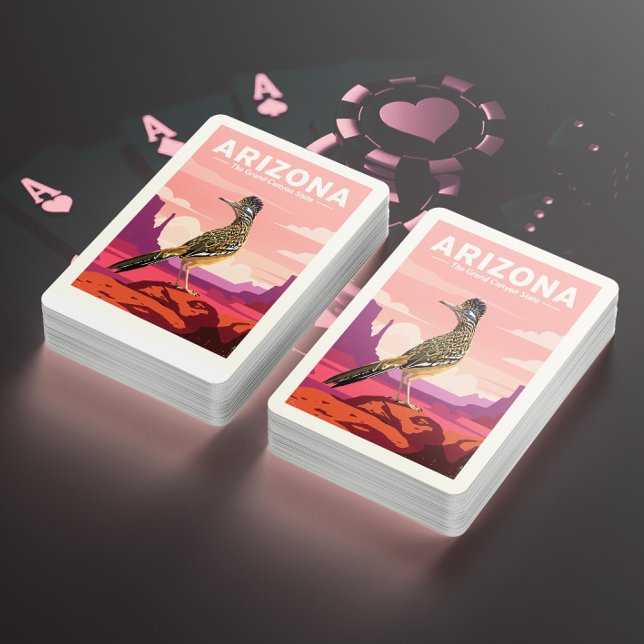 Vintages Arizona Spielkarten (Von Creator hochgeladen)