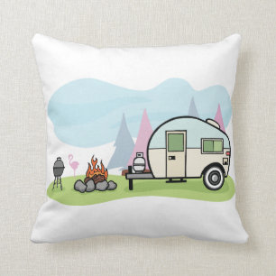 Vintages Art-Camper-Kissen Kissen