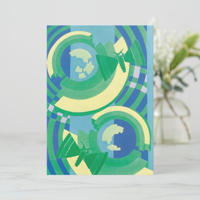 Vintages Art Deco Jazz (Stehend Vorderseite)