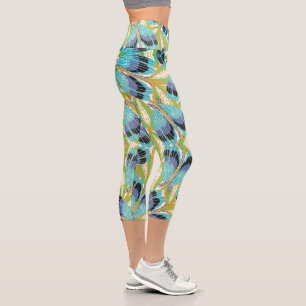 Vintages Art Deco Jazz Capri Leggings