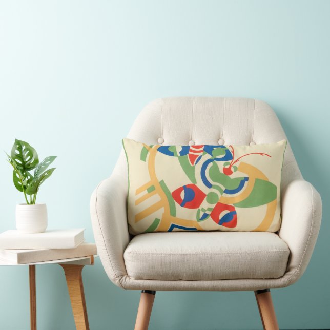 Vintages Art Deco Jazz Lendenkissen (Stuhl )