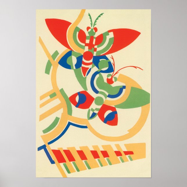 Vintages Art Deco Jazz Poster (Vorne)
