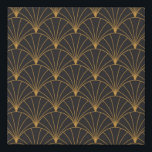 Vintages Art Deco Nahtloses Muster. Geometrische D Künstlicher Leinwanddruck<br><div class="desc">Vintages Art Deco Nahtloses Muster. Geometrische Zierstruktur.</div>
