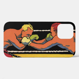 Vintages Art Deco Sportboxing, Boxen Punching Case-Mate iPhone Hülle