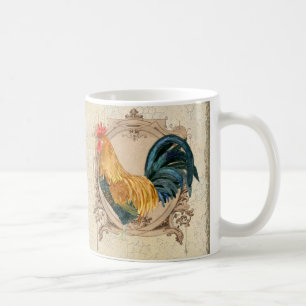 Vintages Art-französisches Land-rustikaler Kaffeetasse