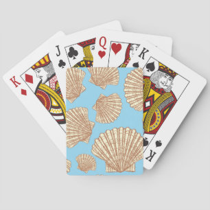 Vintages Artseashell-Muster Spielkarten
