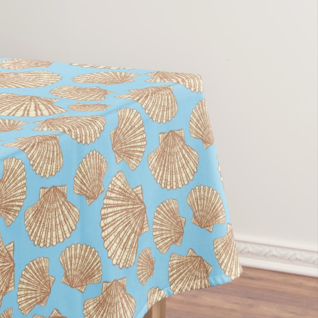 Vintages Artseashell-Muster Tischdecke (Beispiel)