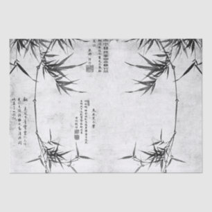 Vintages asiatisches chinesisches seidenpapier