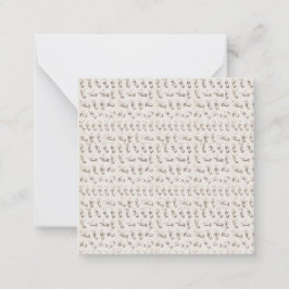 Vintages ASL Sign Language Weihnachtsgeschenk Mitteilungskarte