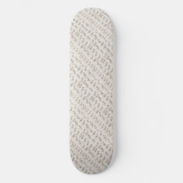 Vintages ASL Sign Language Weihnachtsgeschenk Skateboard