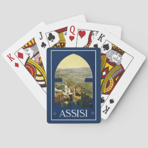 Vintages Assisi Italy Spielkarten