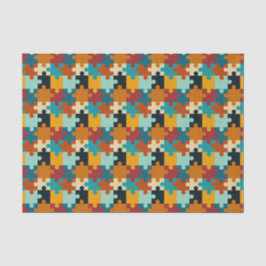 Vintages ästhetisches Puzzleteil Seidenpapier