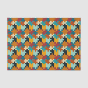 Vintages ästhetisches Puzzleteil Seidenpapier