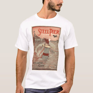 Vintages Atlantic City Stahlpier-Shirt T-Shirt