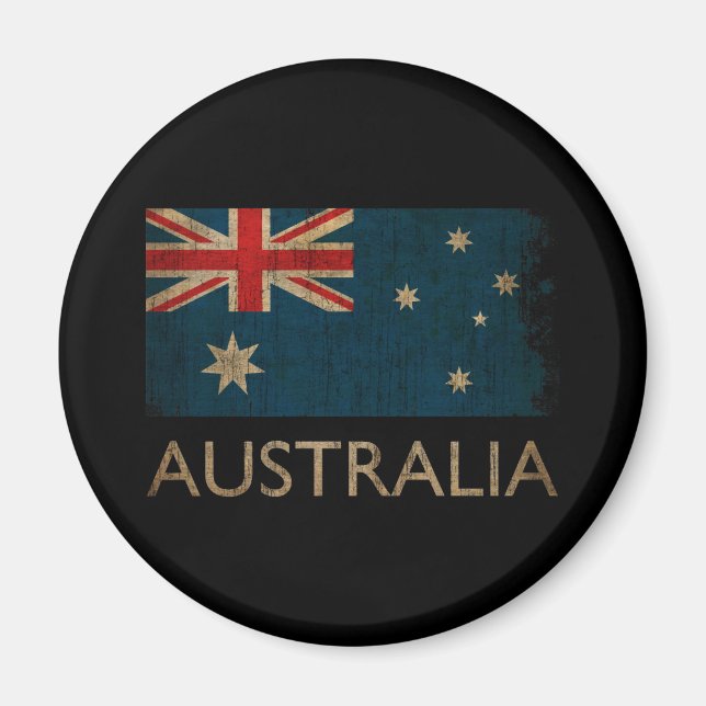 Vintages Australien Magnet (Vorne)