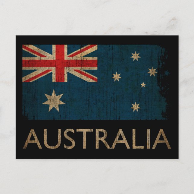Vintages Australien Postkarte (Vorderseite)