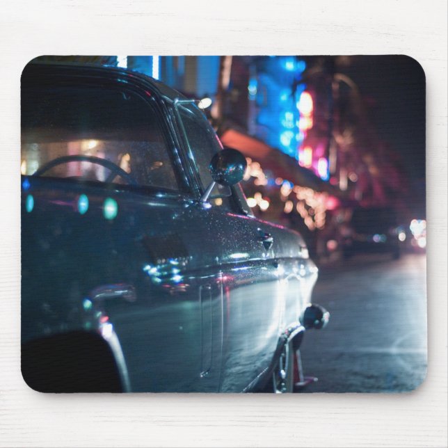 Vintages Auto des Ozean-Antriebs Mousepad (Vorne)