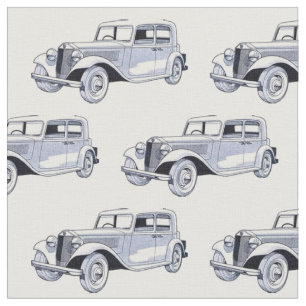 Vintages Auto-Gewebe Stoff