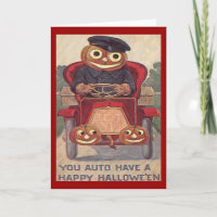 Vintages Auto Halloween