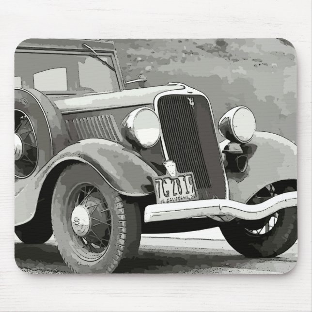 Vintages Auto-Maus-Pad Mousepad (Vorne)