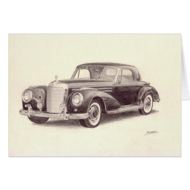 Vintages Auto: MERCEDES-BENZ 300S (Vorderseite (Horizontal))