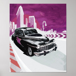 Vintages Auto Poster