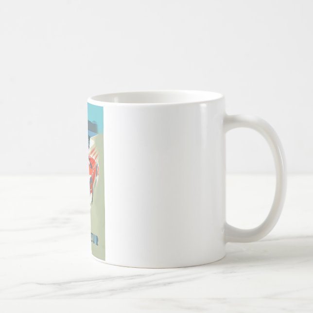 Vintages Auto Racing Kaffeetasse (Rechts)