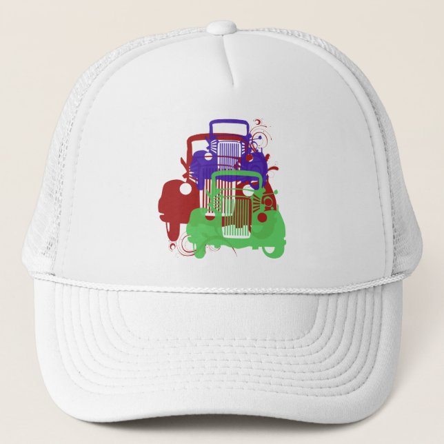 Vintages Auto Truckerkappe (Vorderseite)