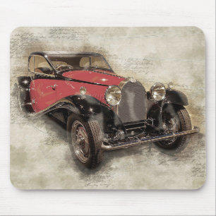 Vintages Automobil Mousepad