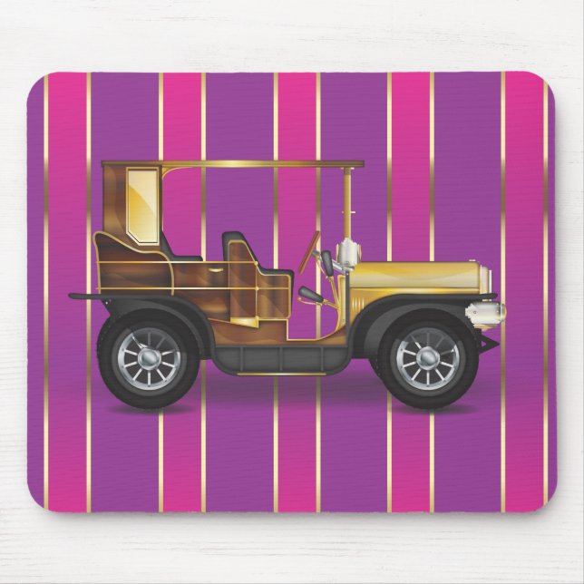 Vintages Automobil Mousepad (Vorne)