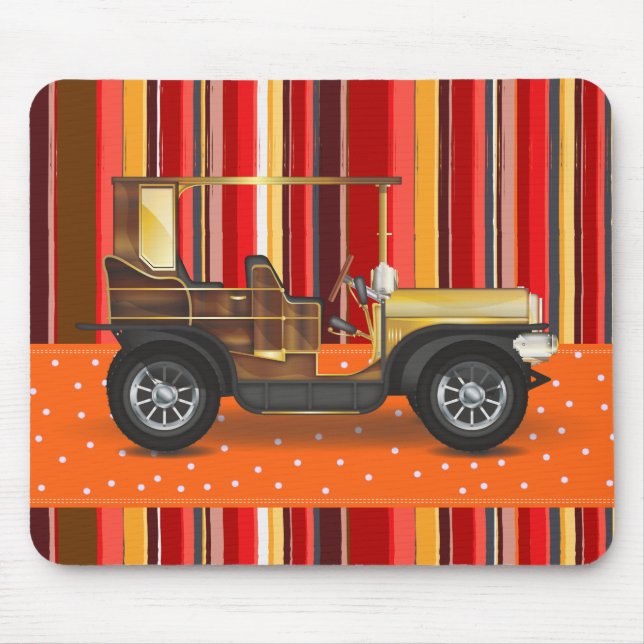 Vintages Automobil Mousepad (Vorne)