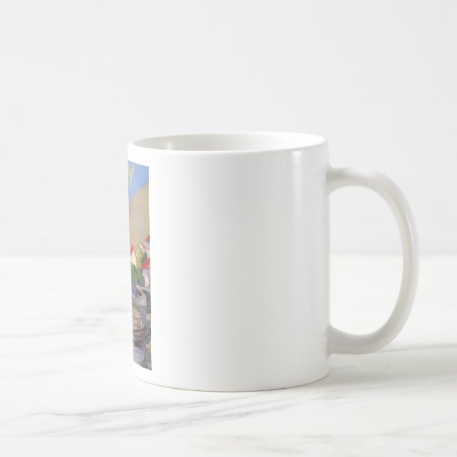 Vintages Badeort Italien Tourismus Kaffeetasse (Rechts)