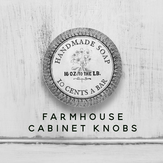 Vintages Badezimmer Handgefertigte Seife Maßgeschn Keramikknauf (Vintage Bathroom Handmade Soap Custom Ceramic Pull)