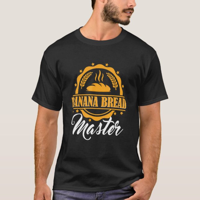 Vintages Bananenbrot Funny Maker Baker Backlov T-Shirt (Vorderseite)