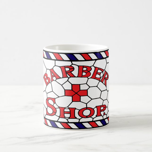 Vintages Barbershop-Zeichen Kaffeetasse (Mittel)