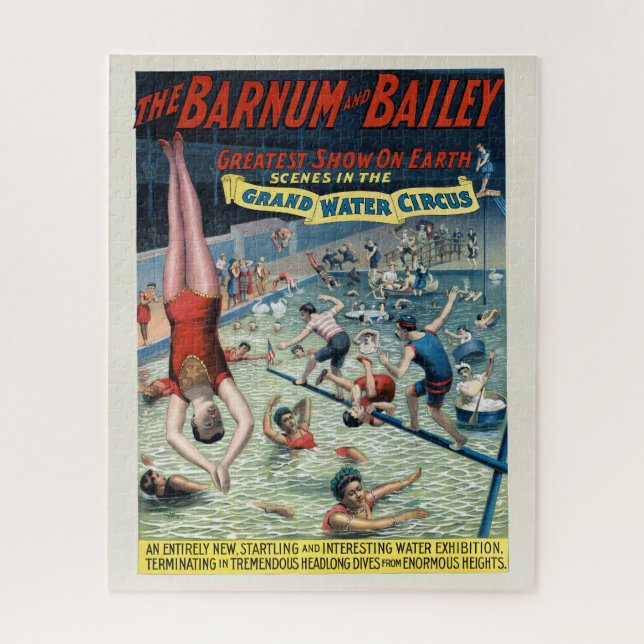 Vintages Barnum & Bailey Circus Poster (Vertikal)