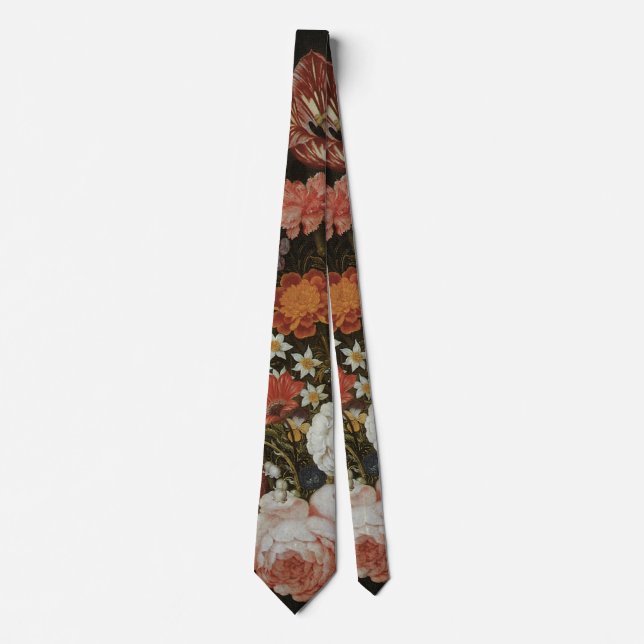 Vintages Barock, Blume Piece by Bosschaert, Elder Krawatte (Vorderseite)