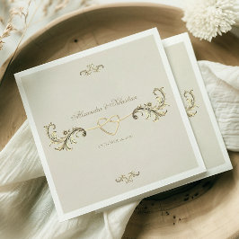 Vintages Barock Serviette