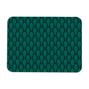 Vintages Barockmuster in Grün Magnet