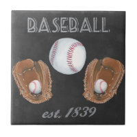 Vintages Baseball-Chalkboard-Design