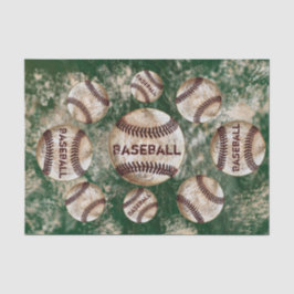 Vintages Baseball-Papiertaschentuch Seidenpapier