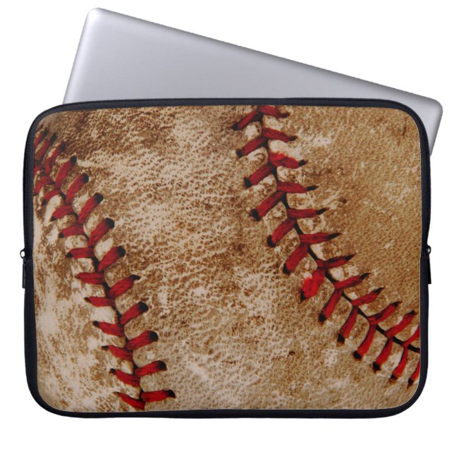 Vintages Baseball-Sportteam Laptopschutzhülle (Vorderseite)