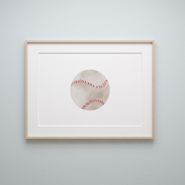 Vintages Baseballball-Poster Poster (Von Creator hochgeladen)