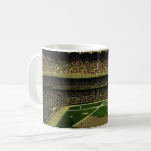Vintages Baseballstadion Kaffeetasse