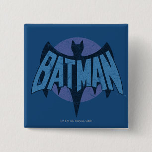 Vintages Bat-Symbol Button